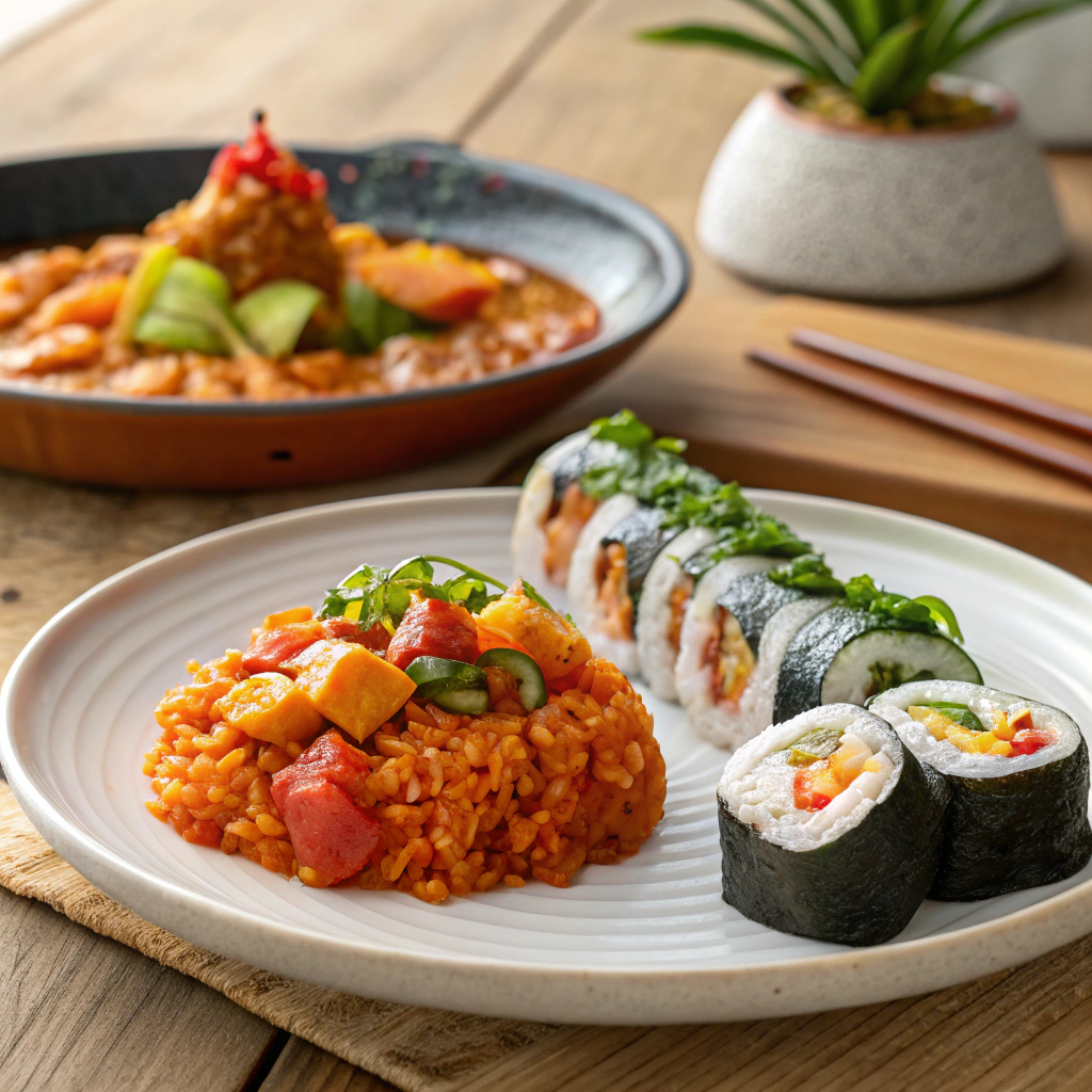 a combo food image showing two dishes side by side